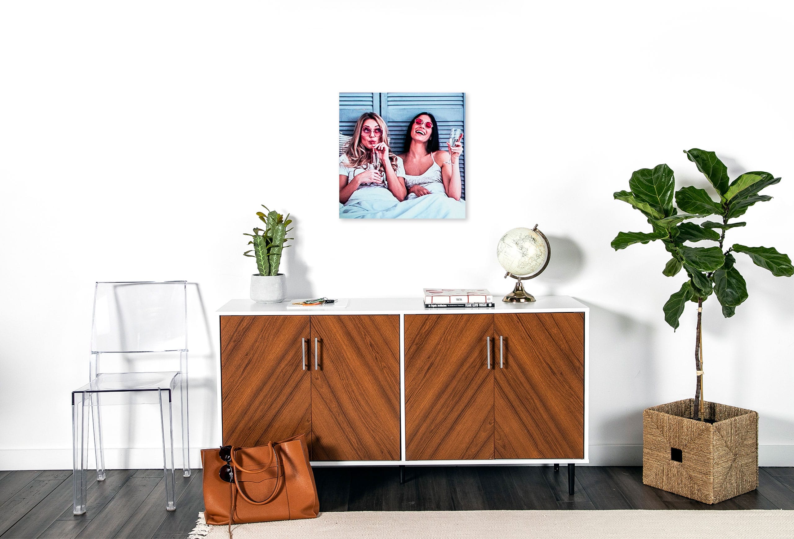 Square Aluminum Print