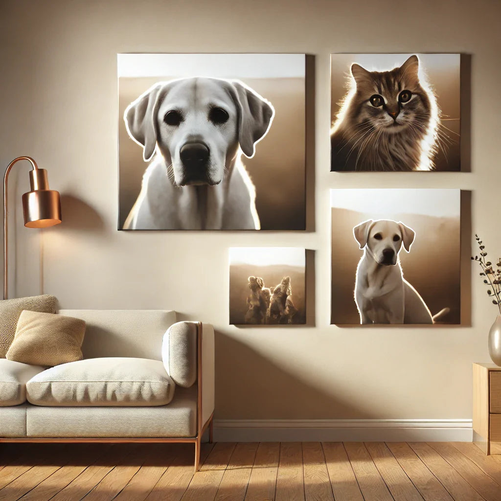 Pet Memorial Prints: Honoring Your Companion with Aluminum Art