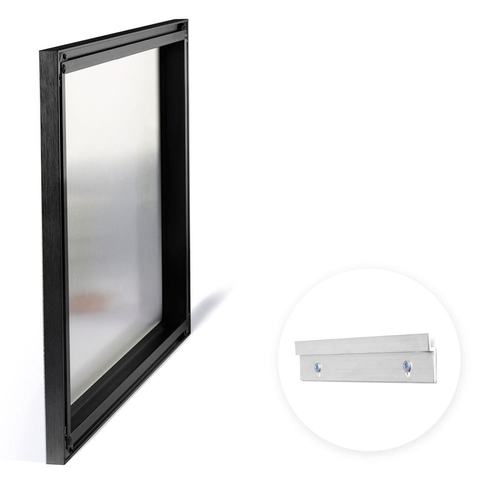 0.75" Aluminum Edge Mount (Black)