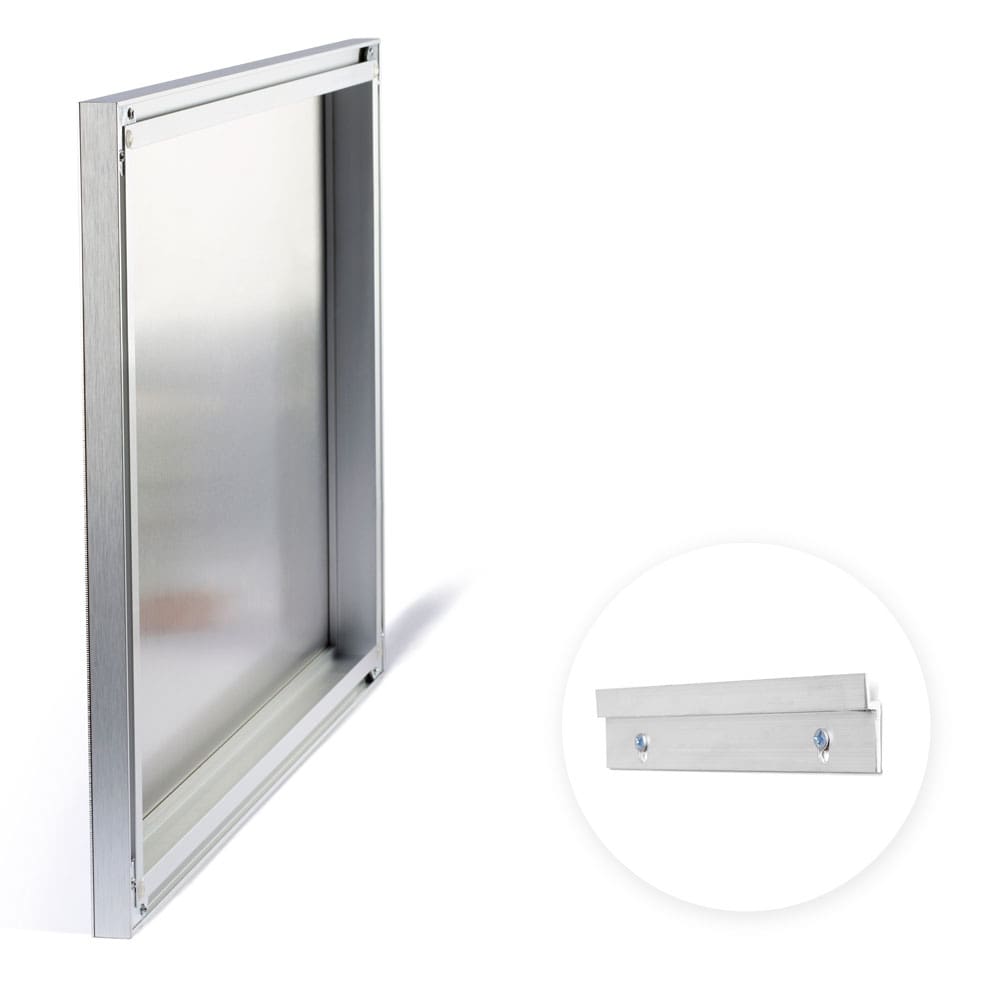 0.75" Aluminum Edge Mount (Silver)